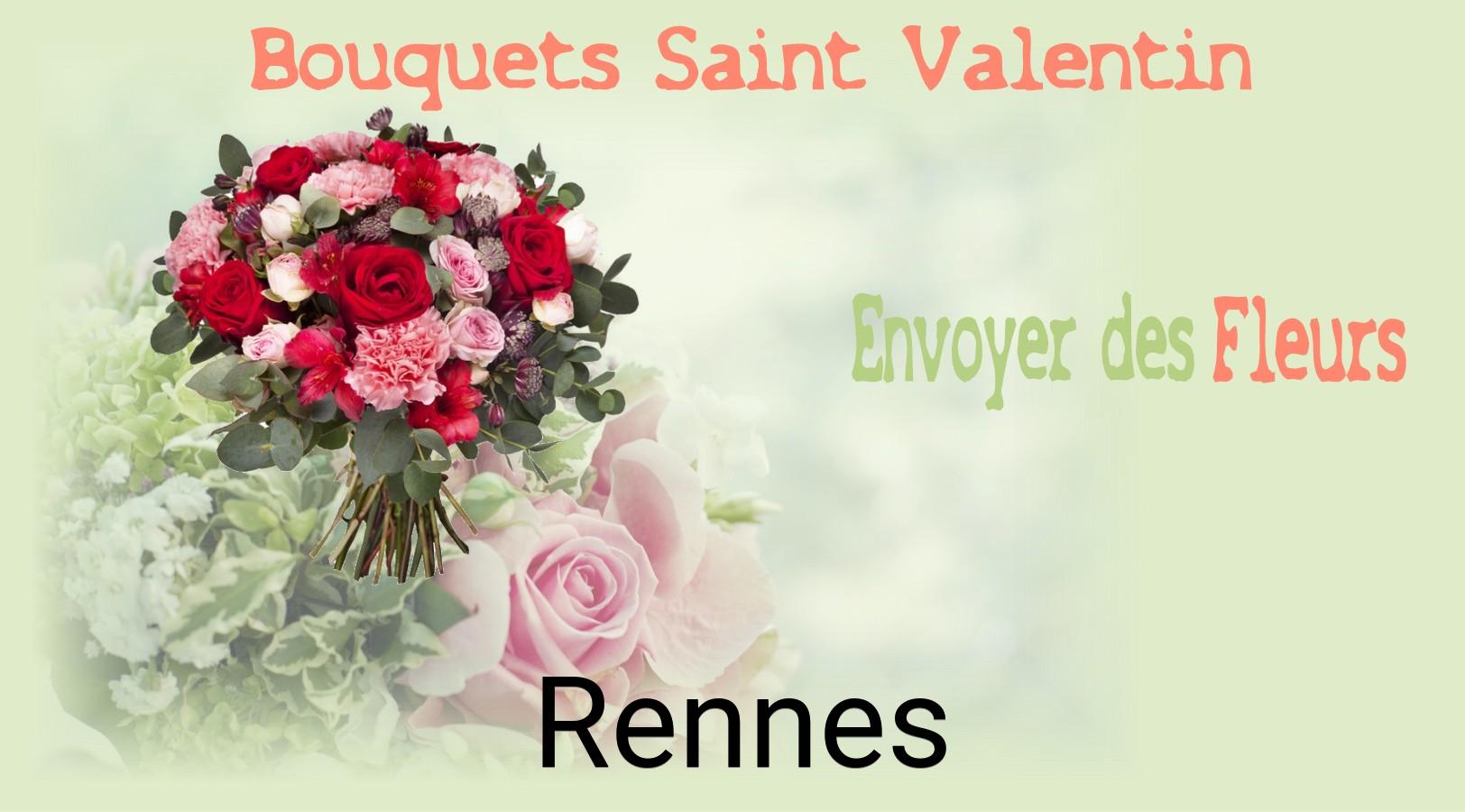 Roses de Saint-Valentin livrées à Rennes